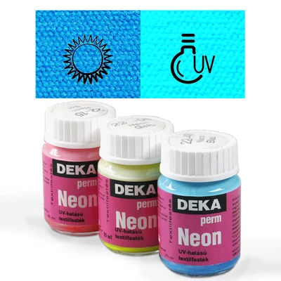 Deka Perm Neon textilfesték 25 ml - 49 kék