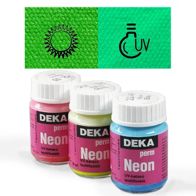 Deka Perm Neon textilfesték 25 ml - 64 zöld