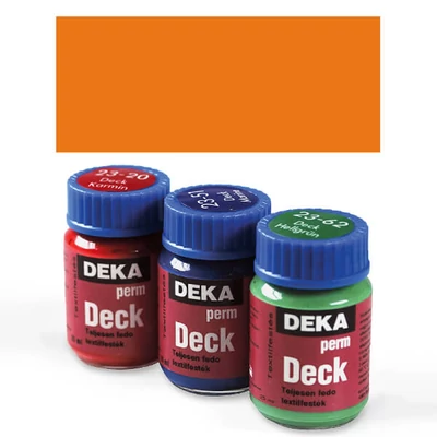 Deka Perm Deck fedő textilfesték sötét anyagra - 10 narancs