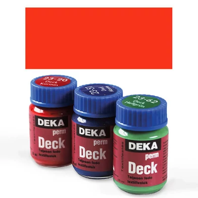 Deka Perm Deck fedő textilfesték sötét anyagra - 17 skarlátpiros
