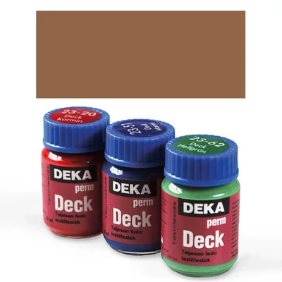Deka Perm Deck fedő textilfesték sötét anyagra - 82 világosbarna