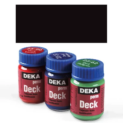 Deka Perm Deck fedő textilfesték sötét anyagra - 90 fekete