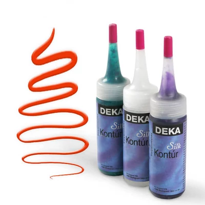 Deka Silk selyemkontúr 30 ml - 15 piros