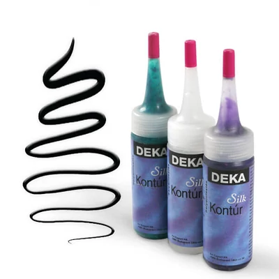Deka Silk selyemkontúr 30 ml - 90 fekete
