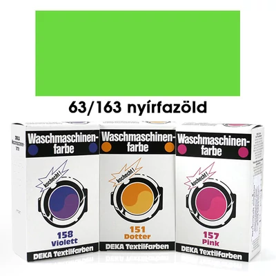 Deka textilfesték mosógéphez - 63-163 nyírfazöld