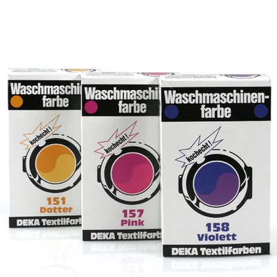 Deka textilfesték mosógéphez - különféle színekben