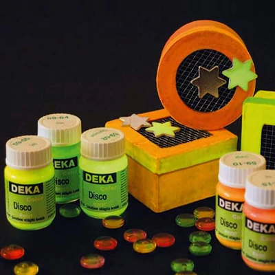 Deka Color Disco sötétben világító festék - különféle színekben