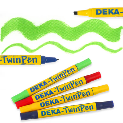 Deka TwinPen kétvégű textilfilc - 62 világoszöld