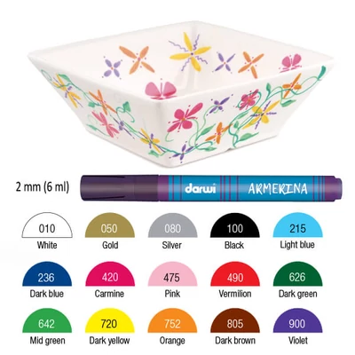 Porcelánfilc, Armerina, Darwi - különféle színekben