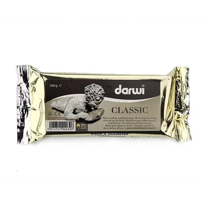 Darwi Classic levegőn száradó gyurma, 500 g - fehér