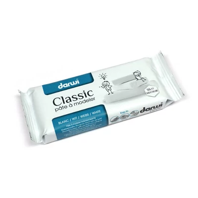 Darwi Classic levegőn száradó gyurma, 500 g - fehér