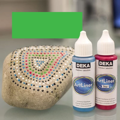 Deka Art Liner, univerzális 3D festék, 30 ml - zöld