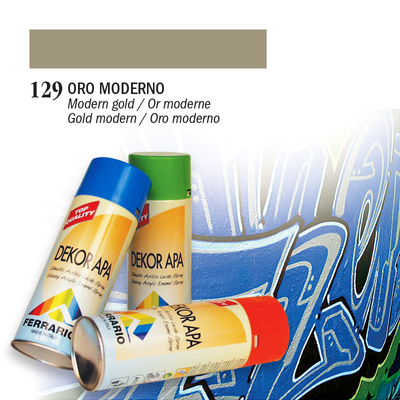 Dekor APA akrilfesték spray, 400 ml - 129, oro moderno