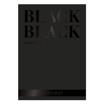 Fabriano Black Black fekete rajztömb, 300 g - 24x32 cm, 20 lap