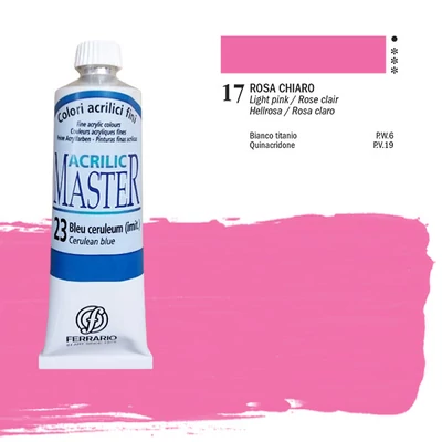 Ferrario Master akrilfesték, 60 ml - 17 , light pink