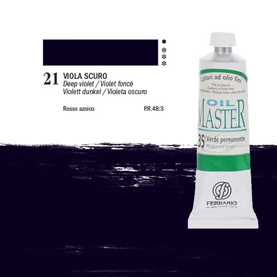 Ferrario Master olajfesték, 60 ml - 21, deep violet