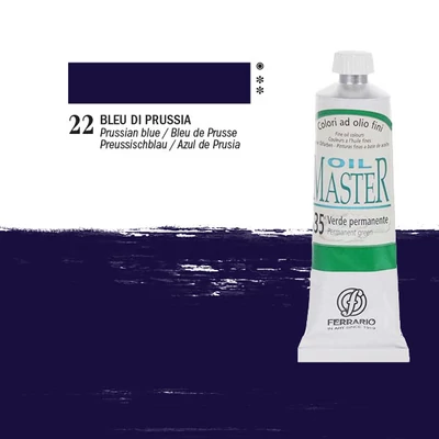 Ferrario Master olajfesték, 60 ml - 22, prussian blue