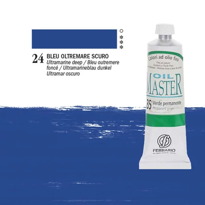 Ferrario Master olajfesték, 60 ml - 24, ultramarine deep