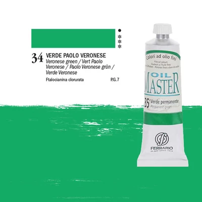 Ferrario Master olajfesték, 60 ml - 34, veronese green