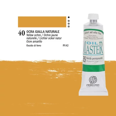 Ferrario Master olajfesték, 60 ml - 40, yellow ochre