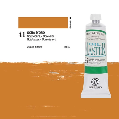 Ferrario Master olajfesték, 60 ml - 41, gold ochre