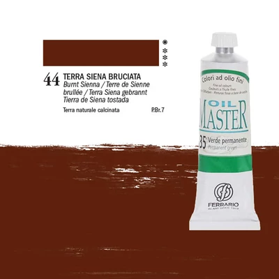 Ferrario Master olajfesték, 60 ml - 44, burnt sienna