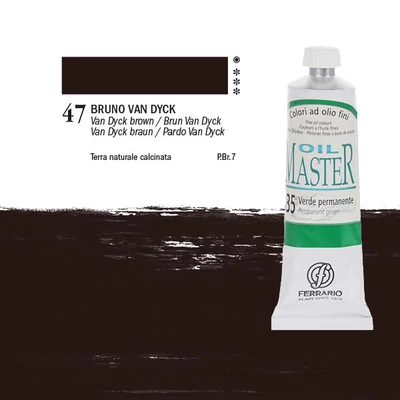 Ferrario Master olajfesték, 60 ml - 47, vandyck brown