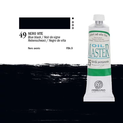 Ferrario Master olajfesték, 60 ml - 49, blue black