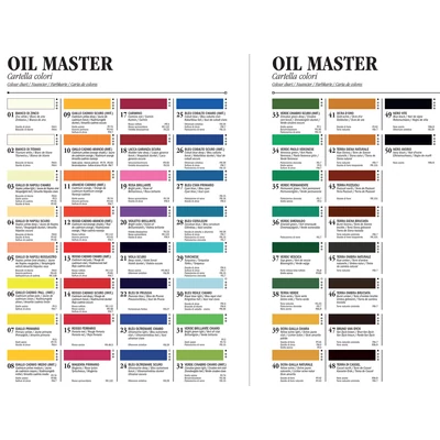 Ferrario Master olajfesték, 60 ml - különféle színekben