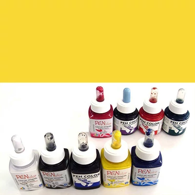 Ferrario Pen Color retuspisztoly festék, 50 ml - 04, indian yellow