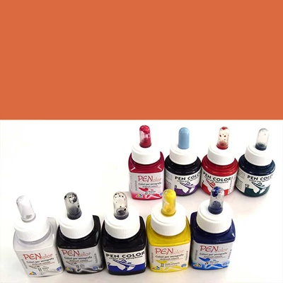 Ferrario Pen Color retuspisztoly festék, 50 ml - 05, orange