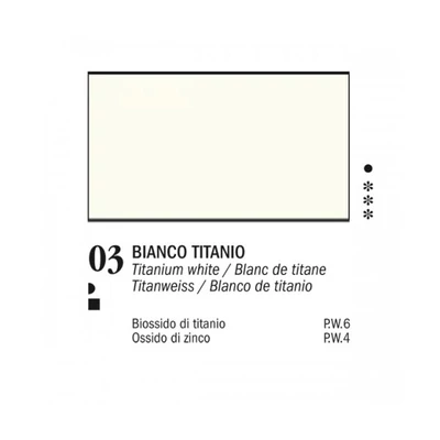 Ferrario Van Dyck olajfesték, 20 ml - 03, titanium white
