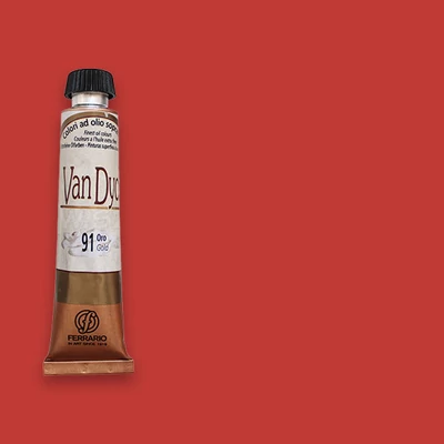 Ferrario Van Dyck olajfesték, 20 ml - 30, vermilion deep