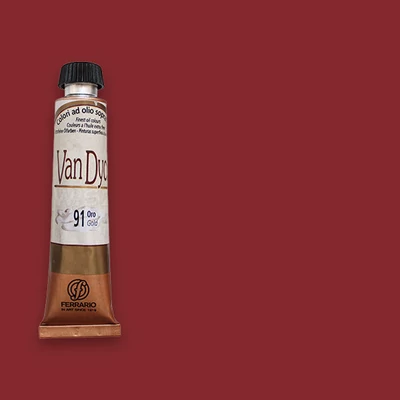 Ferrario Van Dyck olajfesték, 20 ml - 40, rose madder carmine