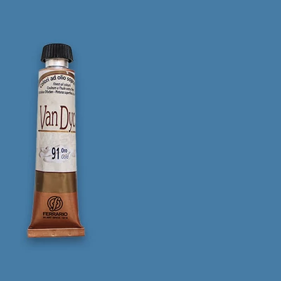 Ferrario Van Dyck olajfesték, 20 ml - 54, cerulean blue