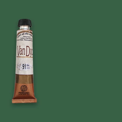 Ferrario Van Dyck olajfesték, 20 ml - 64, cinnabar green deep