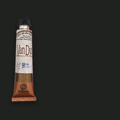 Ferrario Van Dyck olajfesték, 20 ml - 74, transparent brown