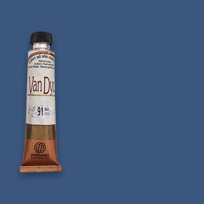 Ferrario Van Dyck olajfesték, 20 ml - 85, cyan blue