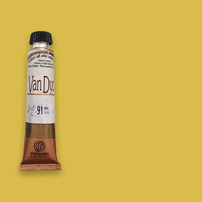 Ferrario Van Dyck olajfesték, 20 ml - 91, gold
