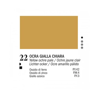 Ferrario Van Dyck olajfesték, 60 ml - 22, yellow ochre light