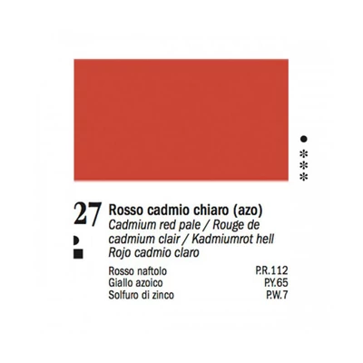 Ferrario Van Dyck olajfesték, 60 ml - 27, cadmium red light