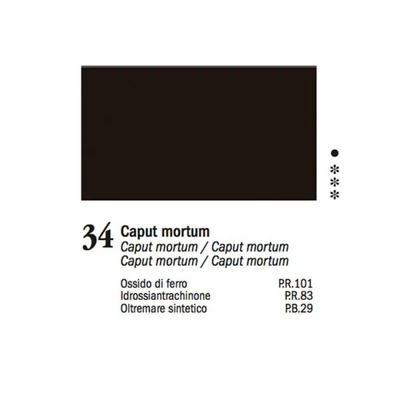 Ferrario Van Dyck olajfesték, 60 ml - 34, caput mortuum