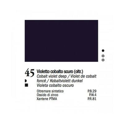 Ferrario Van Dyck olajfesték, 60 ml - 45, cobalt violet dark