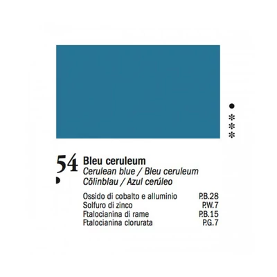 Ferrario Van Dyck olajfesték, 20 ml - 54, cerulean blue