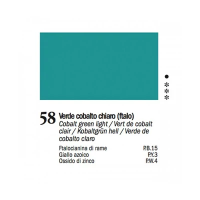 Ferrario Van Dyck olajfesték, 20 ml - 58, cobalt green light