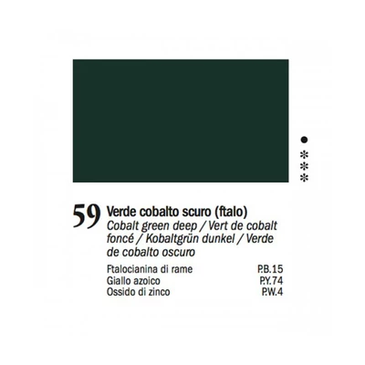 Ferrario Van Dyck olajfesték, 20 ml - 59, cobalt green deep