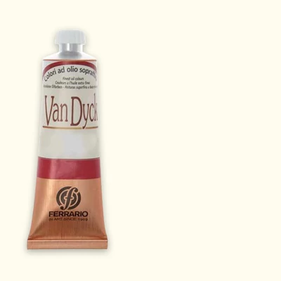 Ferrario Van Dyck olajfesték, 60 ml - 03, titanium white