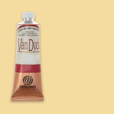 Ferrario Van Dyck olajfesték, 60 ml - 07, naples yellow deep