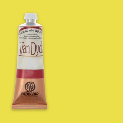 Ferrario Van Dyck olajfesték, 60 ml - 18, zinc yellow