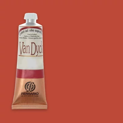 Ferrario Van Dyck olajfesték, 60 ml - 27, cadmium red light